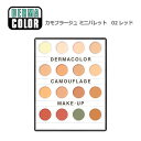 ダーマカラー カモフラージュ ミニパレット 02 レッド 12g
