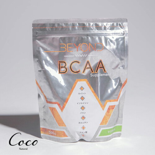 BEYOND BCAA マスカット味 500g プロテイン 筋トレ トレーニング 必須アミノ酸 パウダー 粉末 美容ドリンク サプリメント 飲みやすい ..