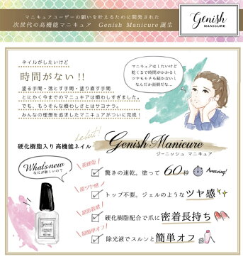 ジーニッシュマニキュア 101 ネイルグロス 8ml