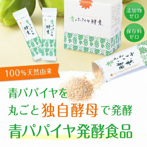 最強配送 青パパイヤ酵素 バイオ・ノーマライザー×SOU・SOUコラボパッケージ ×3箱組【RSL対象商品】バイオノーマライザー顆粒タイプ 青パパイヤ パパイヤ発酵食品 カリカパパイヤ ポリフェノール ビタミン ミネラル 40代 50代 男性 女性 3