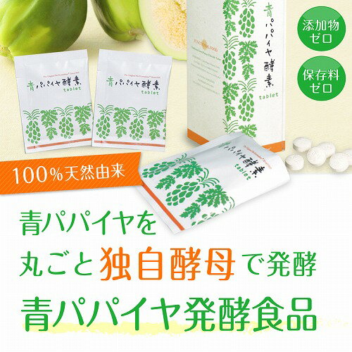 最強配送 青パパイヤ酵素タブレット バイオ・ノーマライザー×SOU・SOUコラボパッケ...