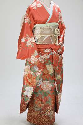 【レンタル】彩々梅ぼたんレンタル振袖寸正装・女性着物・20歳の記念衣裳正装成人式振袖出席衣裳・御呼ばれ衣裳〔女性和服〕〔振り袖〕〔rental〕〔貸衣装〕振袖レンタル ★fy16REN07★
