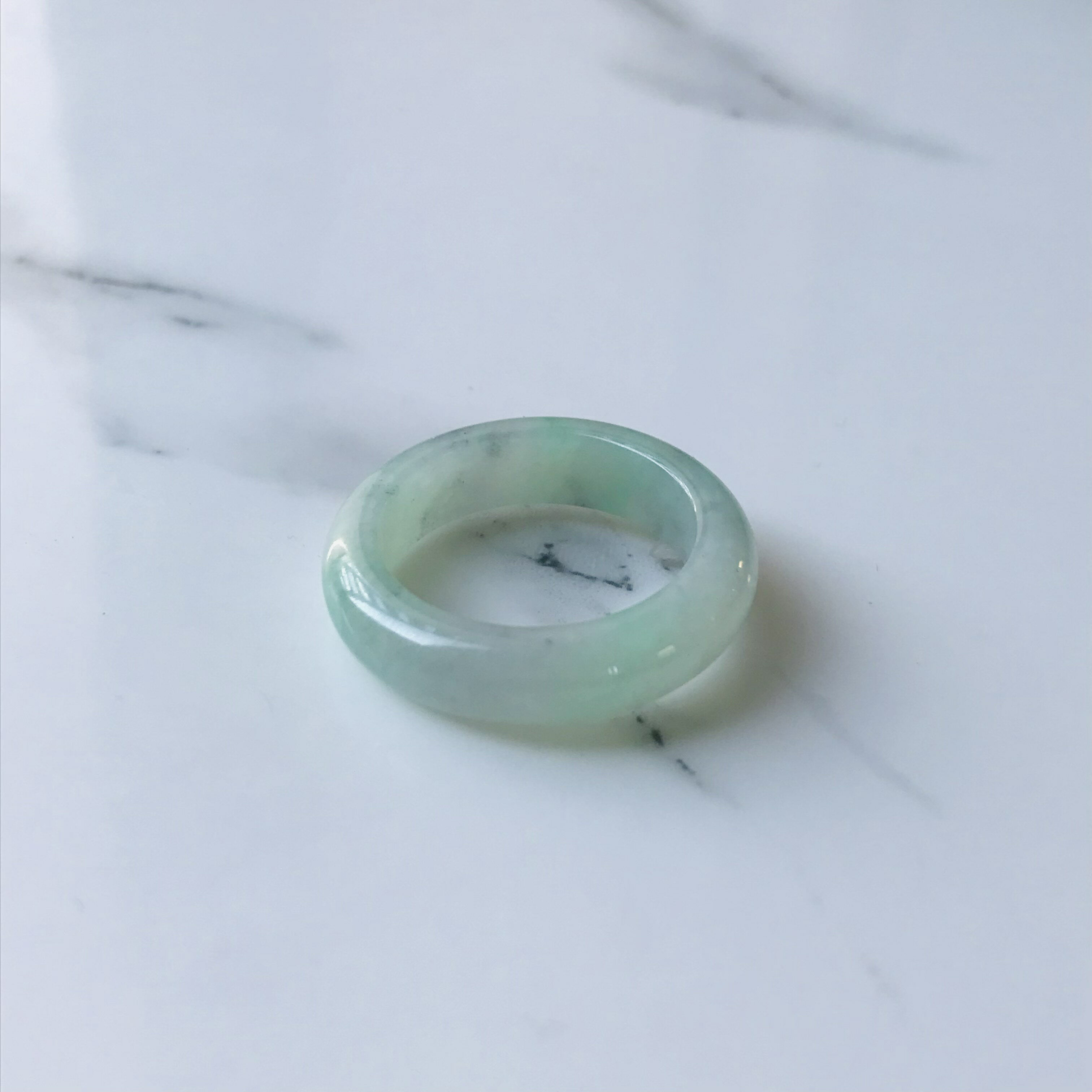 リング　ミャンマー産 翡翠　ヒスイ　jade くりぬきリング　20号　指輪　天然石　...