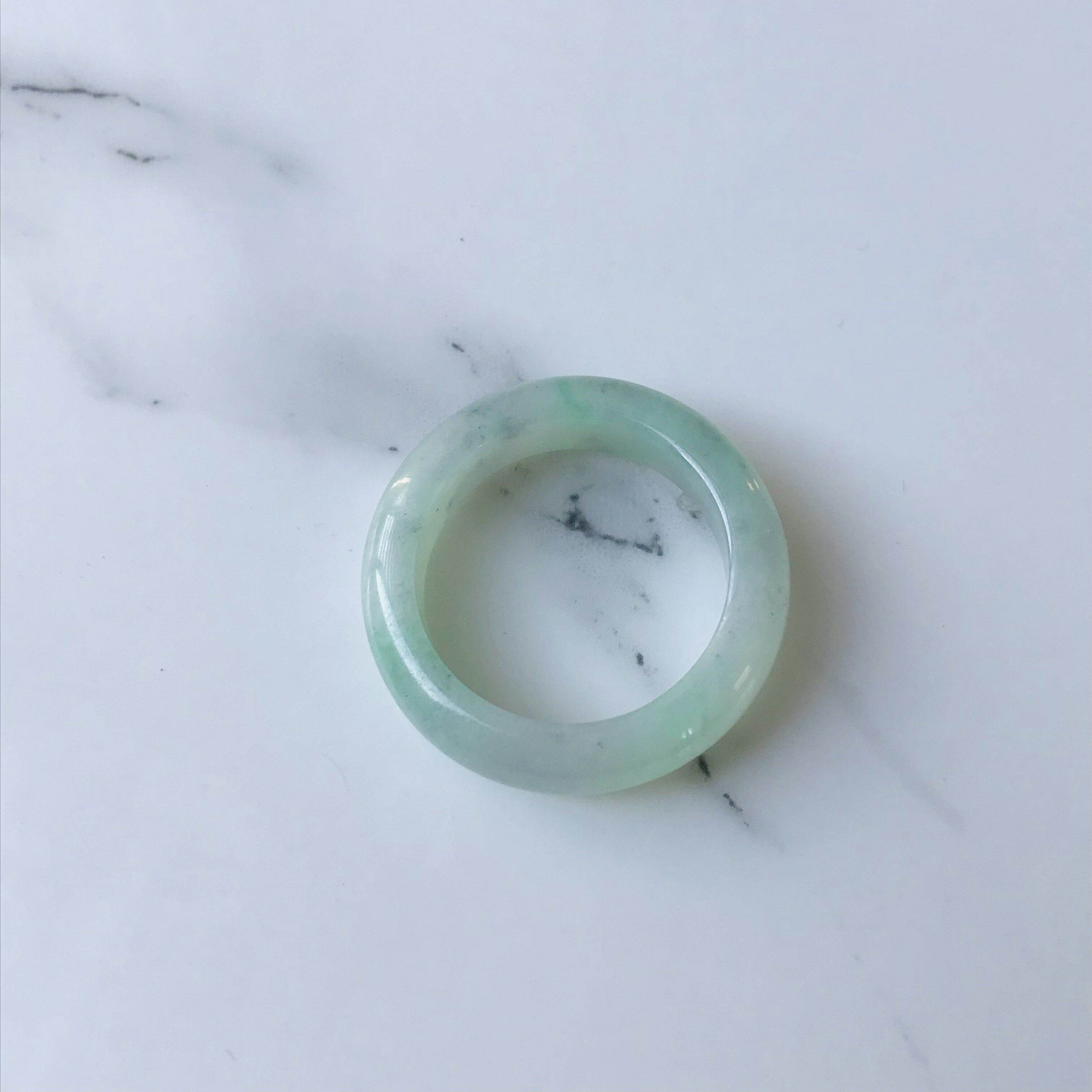 リング　ミャンマー産 翡翠　ヒスイ　jade くりぬきリング　20号　指輪　天然石　...