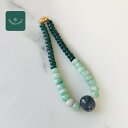 ミャンマー産 翡翠 ヒスイ ブレスレット 一点もの  ひすい パワーストーン hisui 本翡翠 アクセサリー 翡翠手串 大人かわいい 緑 黒