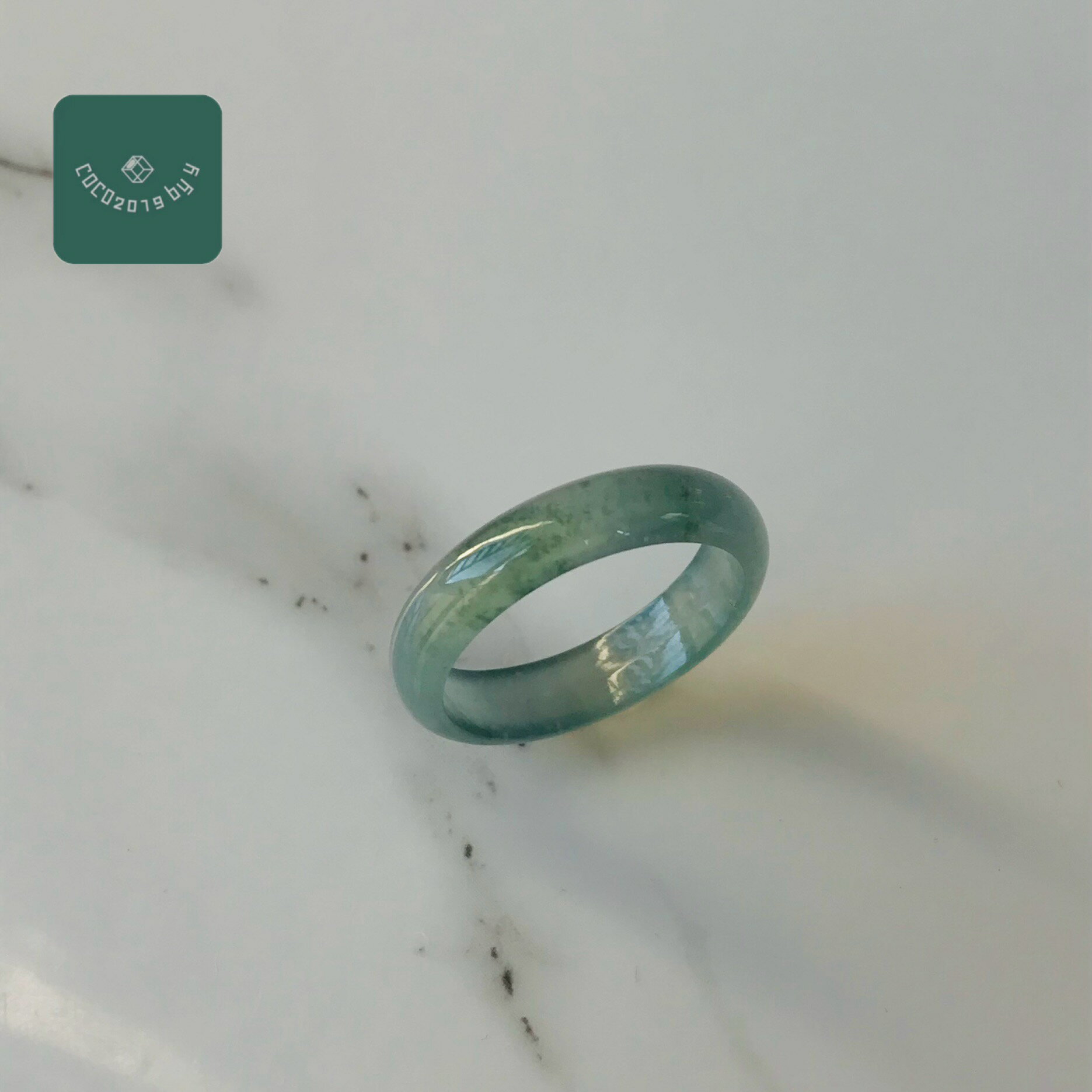 Rakuten - リング　グアテマラ産 翡翠　ヒスイ　jade くりぬきリング　13号　指輪　天然石　ヒスイ ひすい パワーストーン hisui 本翡翠 翡翠専門店 アクセサリー ジュエリー戒圈 大人かわいい