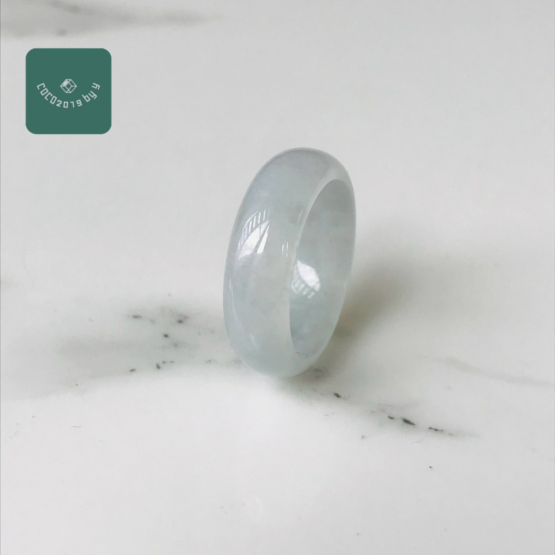 Rakuten - ミャンマー産 翡翠　ヒスイ　jade くりぬき　リング　天然石　一点物　13号　　ヒスイ ひすい パワーストーン hisui 本翡翠 大人かわいい　指輪 戒圈