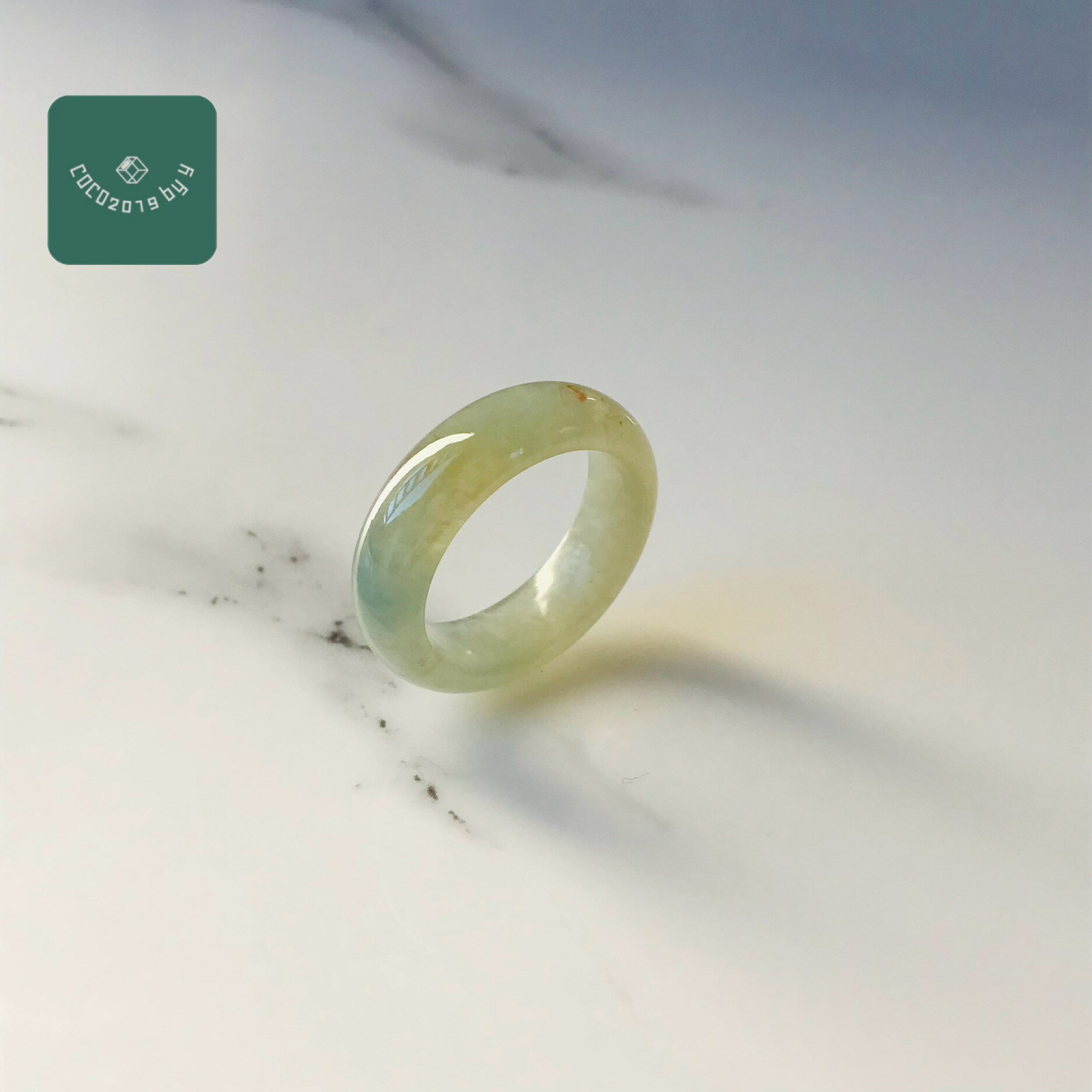 Rakuten - ミャンマー産 翡翠　ヒスイ　jade くりぬき　リング　天然石　一点物　12号　ヒスイ ひすい パワーストーン hisui 本翡翠 大人かわいい　指輪 戒圈