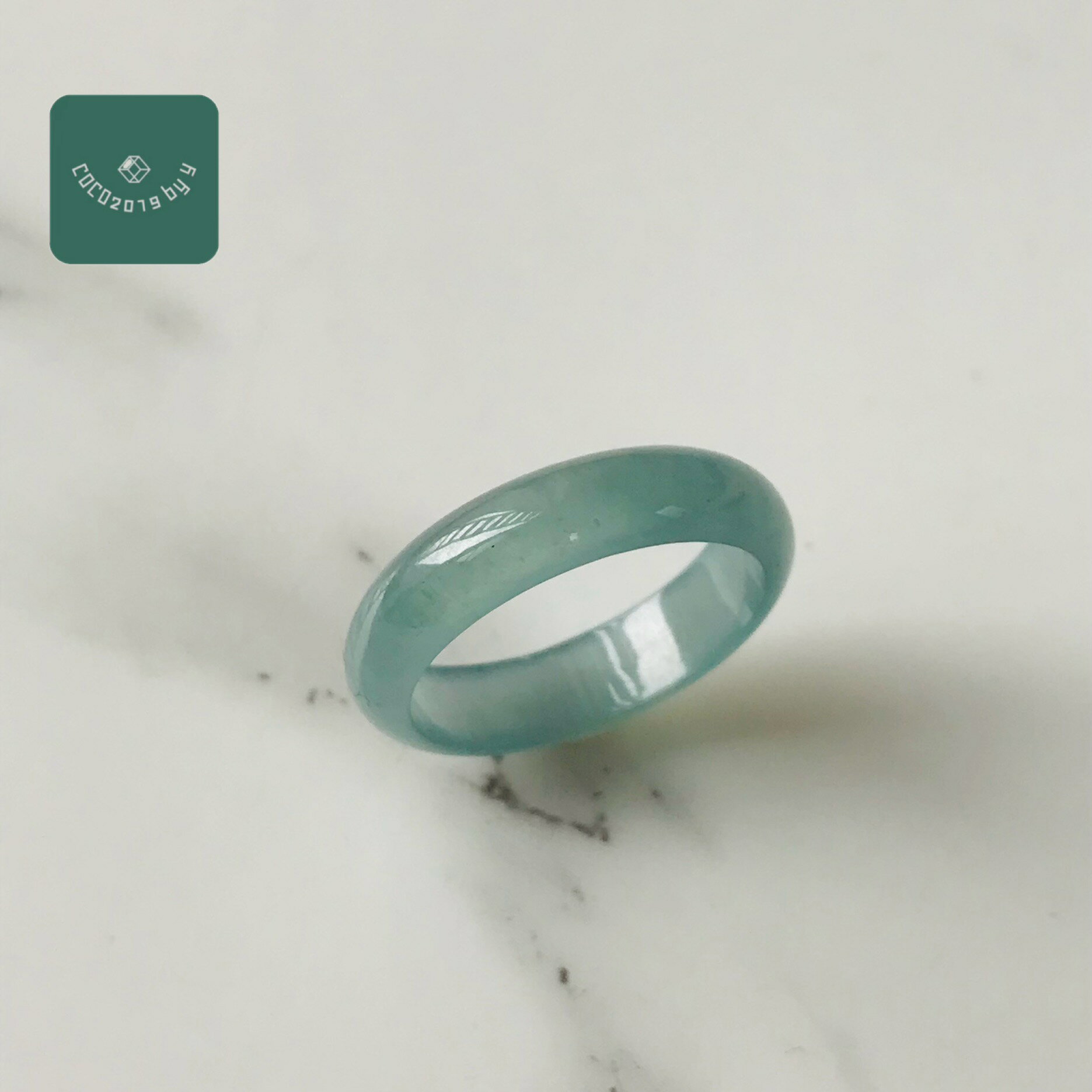 樂天商城 - グアテマラ産 翡翠　ヒスイ　jade くりぬき　リング　天然石　一点物　13号　ヒスイ ひすい パワーストーン hisui 本翡翠 翡翠専門店 アクセサリー　大人かわいい　戒圈