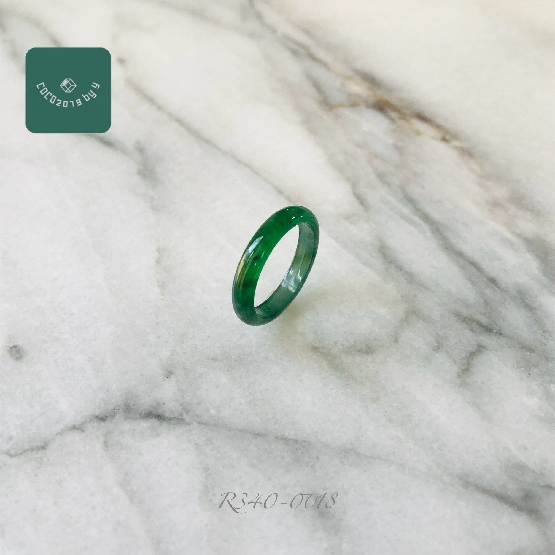 リング　グアテマラ産 翡翠　ヒスイ　jade くりぬきリング　指輪　天然石　ヒスイ ひすい パワーストーン hisui 本翡翠 翡翠専門店 アクセサリー ジュエリー戒圈 大人かわいい　青緑　緑　R340-0018