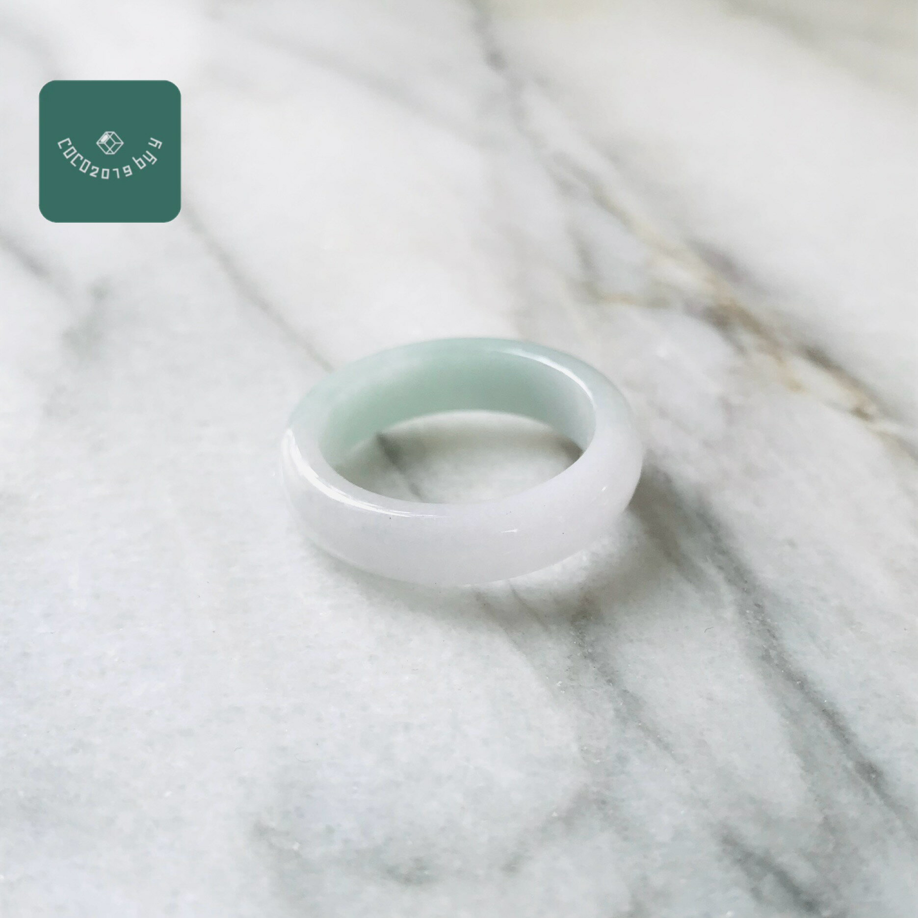 樂天商城 - リング　ミャンマー産 翡翠　ヒスイ　jade くりぬきリング　18号　指輪　天然石　ヒスイ ひすい パワーストーン hisui 本翡翠 翡翠専門店 アクセサリー ジュエリー戒圈 大人かわいい　緑