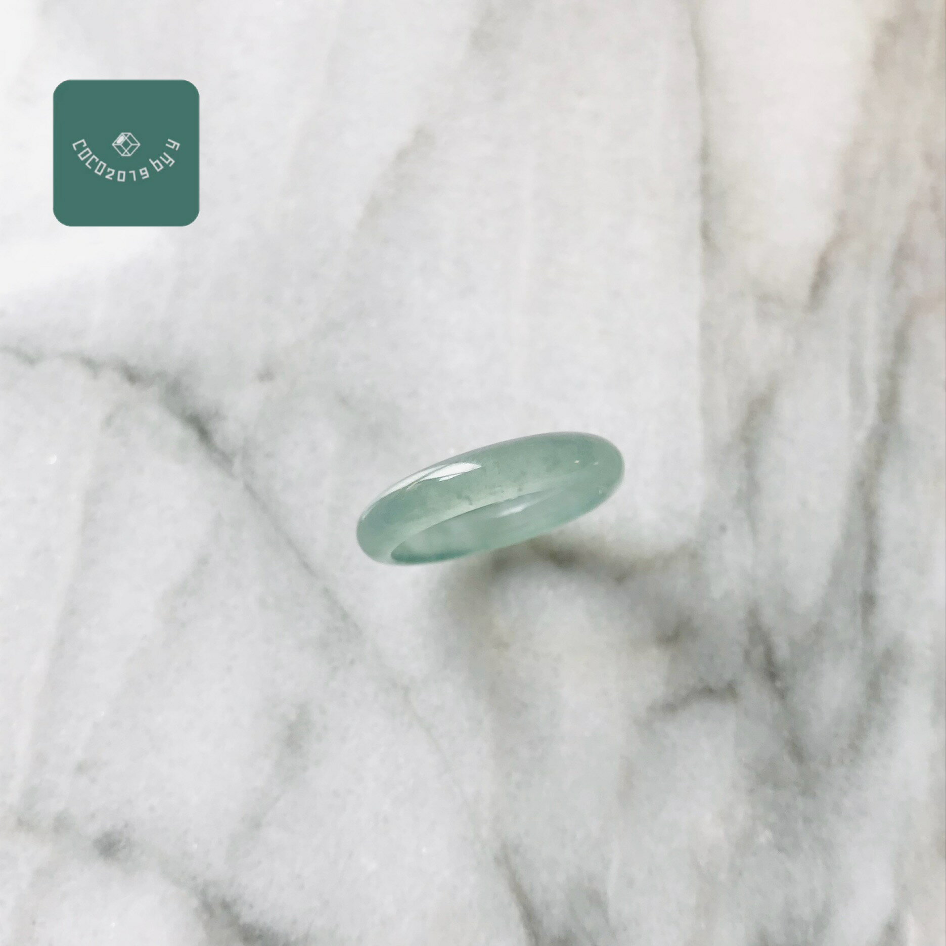 リング　グアテマラ産 翡翠　ヒスイ　jade くりぬきリング　指輪　天然石　ヒスイ ひすい パワーストーン hisui 本翡翠 翡翠専門店 アクセサリー ジュエリー戒圈 大人かわいい　青緑　緑　13号