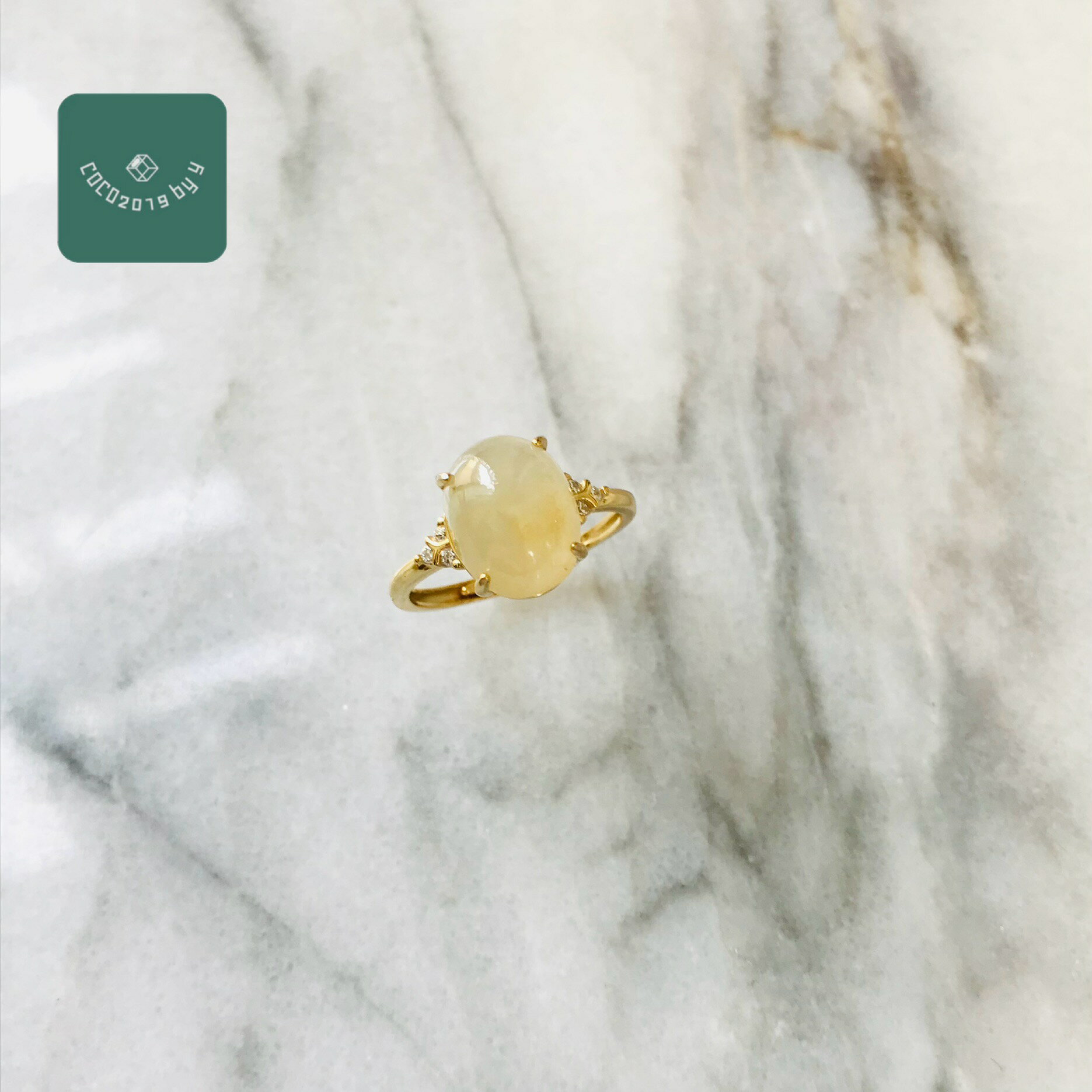 ミャンマー産 翡翠　ヒスイ　jade　リング 指輪　天然石　一点物　sv925 ひすい パワーストーン hisui 本翡翠 　大人かわいい　黄　フリーリング