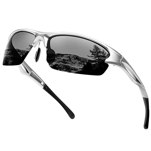 [KANASTAL] サングラス メンズ スポーツ 超弾性耳掛 フレーム 偏光 uv400 超軽量 抗衝撃 運転/ランニング/野球/ゴルフ/登山/釣り sunglasses for men women へんこう さんぐらす