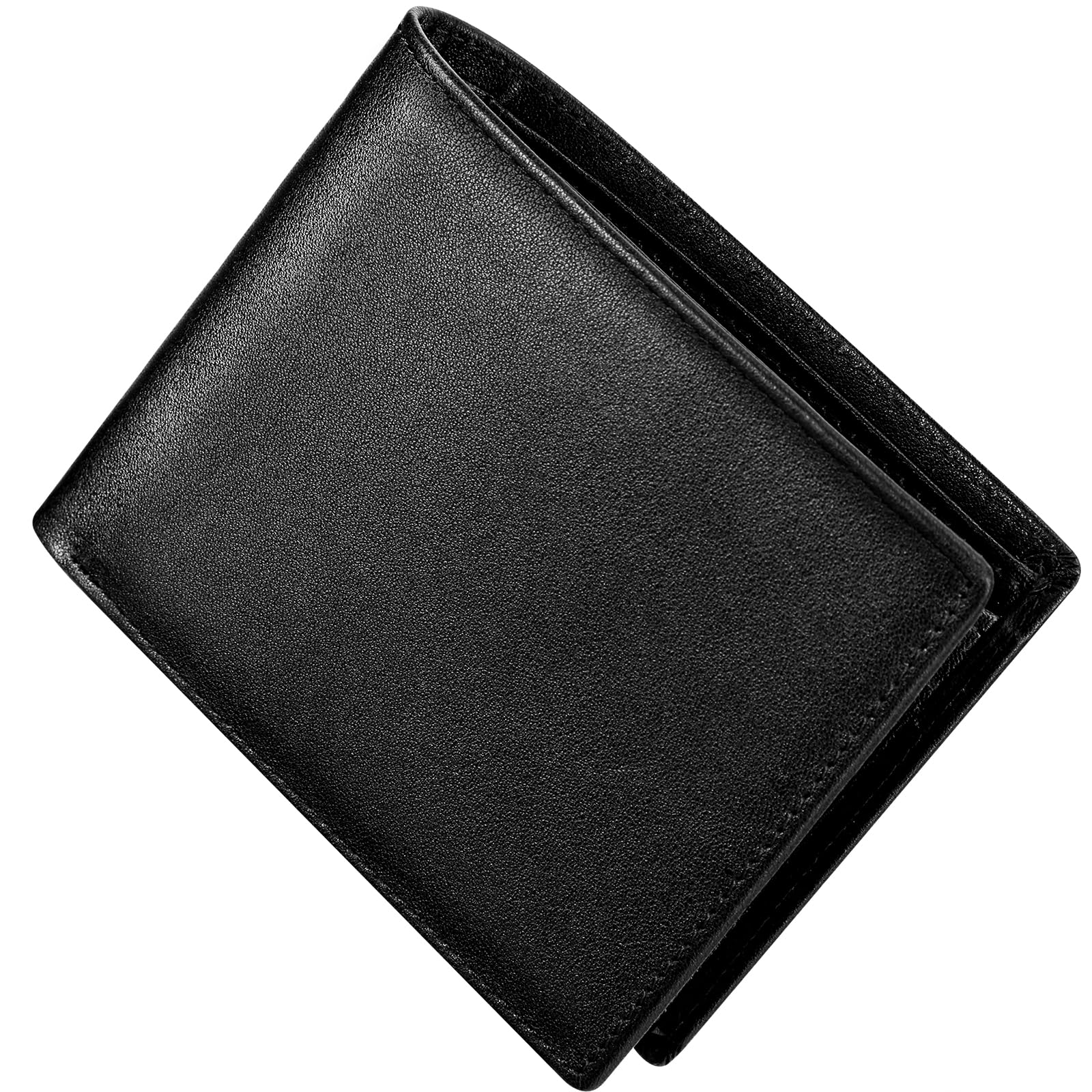 [HOMIEE] 財布 メンズ 二つ折り 本革 大容量 コンパクト スキミング防止 カードケース ボックス型小銭..
