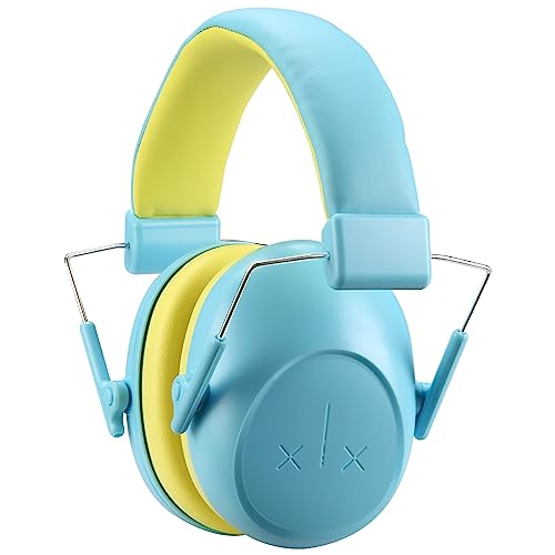 [ProCase] 子供用 騒音防止の安全イヤーマフ、遮音 聴覚過敏 調整可能なヘッドバンド付き 耳 ...