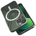 Sinjimoru iPhone 13 Mini MagSafe用スマホケース、1mmの超薄型 マグセーフ対応iPhoneケース マグネット内蔵 ワイヤレス充電対応 iPhone 14, 14 pro, 14 pro max, 14 plus, iPhone13・12シリーズ対応 クリアケース。M-AiroFit Basic for iPhone