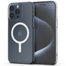 【空気のような薄さ】Sinjimoru iPhone MagSafe用スマホケース、1mmの超薄型 マグセーフ対応iPhoneケース マグネット内蔵 ワイヤレス充電対応 iPhone15 14 13 12シリーズ対応 クリアケース。M-AiroFit Basic for iPhone 15 Pro Max