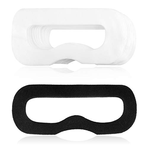 商品情報商品の説明説明 Compatible with VR: - HTC Vive How to use it 1.Remove the original sponge padding 2.Replace it with the new sponge mat and white disposable VR eyes cover Package Includes: - 1 x Sponge Mat, 100 x Disposable eye covers Note: - Eyes cover only, VR is not included.主な仕様 【対応機種】：HTC Vivebr【材料】不織布br【サイズ】：カバー: 20 x 10cm スポンジ:20 x 8cmbr【パッケージ内容】:アイマスク(100枚) + フェイスクッション(1個)brVRゴーグルを使う時に、汗や皮脂、お化粧などが付着するのを防いでくれる不織布アイマスクです。