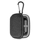 Geekria ケース Shield ヘッドホンケース 互換性 ハードケース 旅行用 ハードシェルケース スカルキャンディ Skullcandy Jib True 2, Indy True Wireless In-Ear Earbud に対応 収納ポーチ付き (グレー)