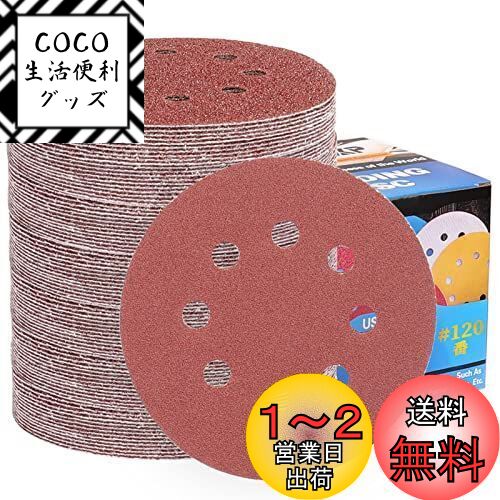IROKCAKPT ǥڡѡ 125mm #120 ǥ󥰥ǥ 8 ݷ 100å ޥå  ڡ...