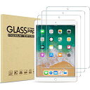 ProCase iPad 9.7インチ フィルム 9H硬度 強化ガラス 画面保護 貼る工具付き 対応 ...