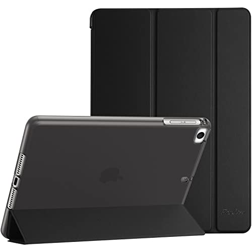 ProCase iPad Mini 5/4/3/2/1 保護ケース 三つ折り フォリオ オートスリープ/ウェイクに対応 TPUバック スマートカバー スタンド機能付き 適用端末：7.9” iPad Mini 5 （2019）/ Mini 4, Mini 1 2 3‐ブラック
