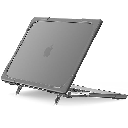 ProCase MacBook Air 15 P[X 2023 A2941iM2 Chip/Touch IDtjΉ }bgJo[ ϏՌn[hVF یJo[ X^h 菝h~ ΍ O[