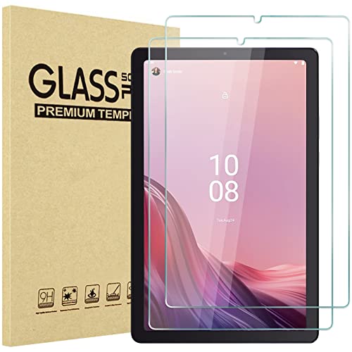 ProCase レノボ Lenovo Tab M9（ZAC30178JP）/NEC LAVIE Tab T9 9インチ 2023発売 画面保護フィルム 強化ガラス 2枚入り 対応端末：Lenovo Tab M9（ZAC30178JP）/NEC LAVIE Tab T9 2023発売に対応 - クリア