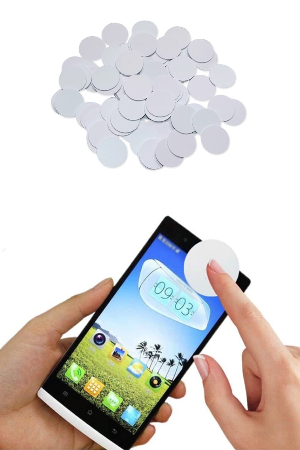 ������̵����YFFSFDC NFC���� NTAG215 �����󷿥����� NFC������ �߷� ľ��25mm 504�Х���Amiibo�б��� ���硼�ȥ��åȥ��ץ��б� 30�祻�å�