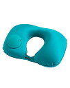 YFFSFDC ネックピロー U型まくら 携帯枕 首枕 手動プレス式膨らませる 旅行用 空気枕 エアーピロー 飛行機 旅行枕 軽量 便利 (グリーン)