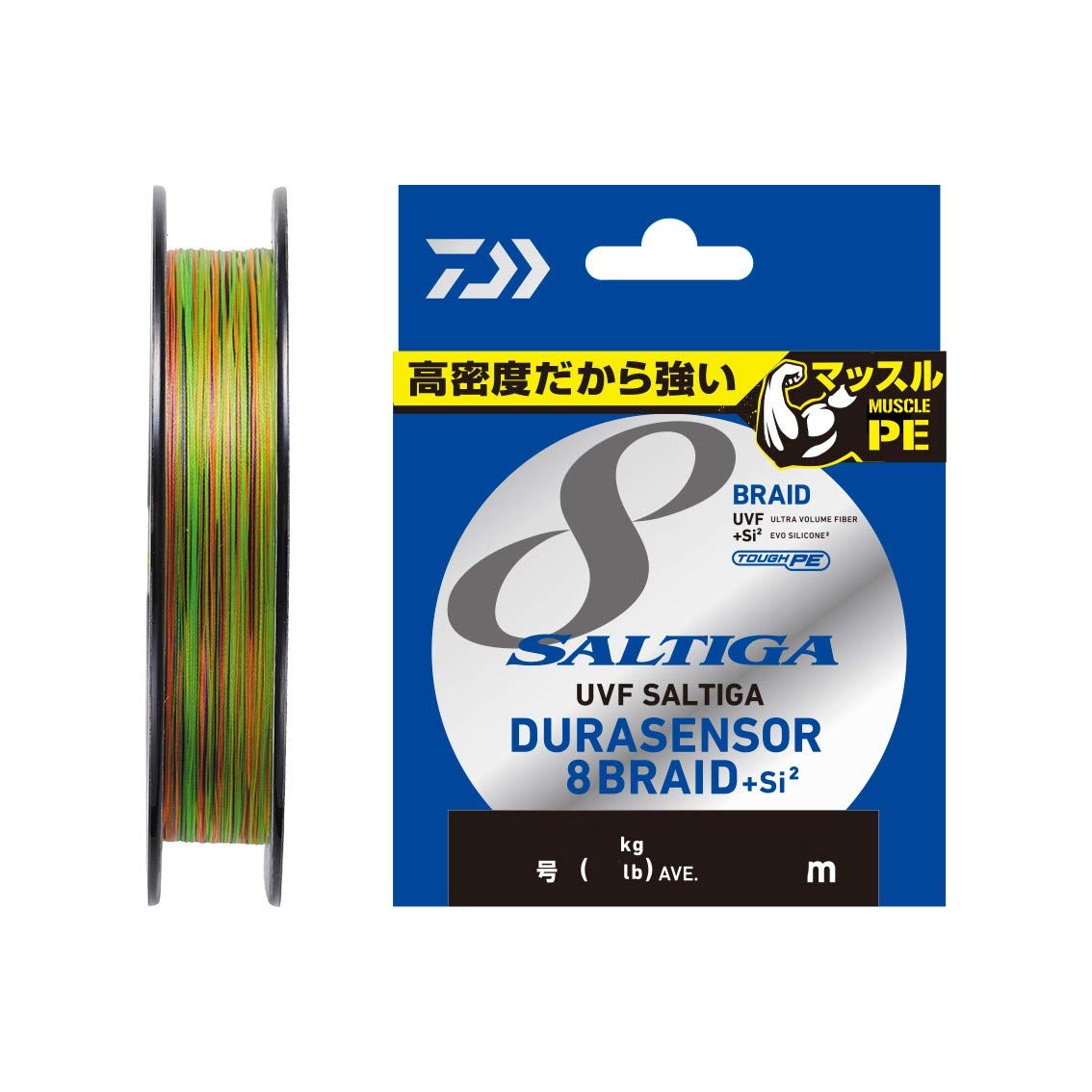 ダイワ(DAIWA) PEライン UVFソルティガデュラセンサーX8+Si2 5号 300m マルチカラー