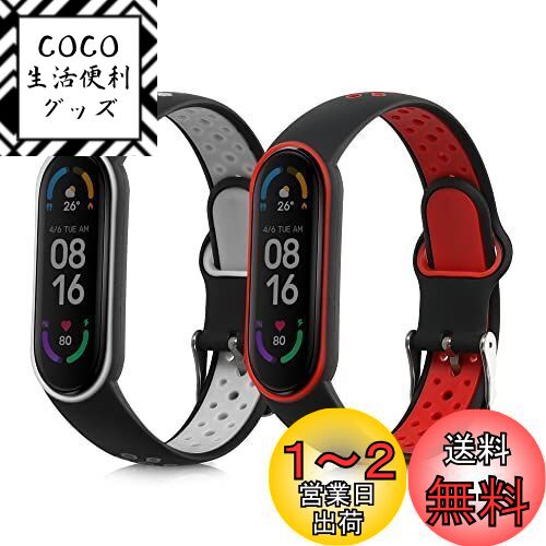 [kwmobile] 2x 򴹥٥ б: Xiaomi Mi Smart Band 6 / Mi Band 6 / Band 5 Х...