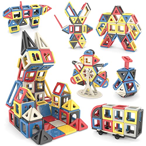 AOMIKS マグネットブロック 磁石ブロック 立体 積み木 知育玩具 小学生 男の子 女の子 子供 ...