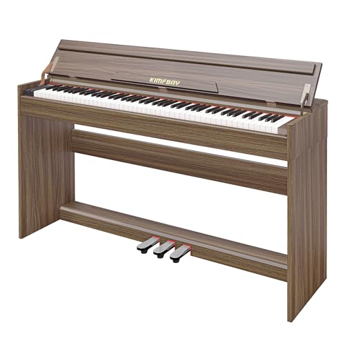 KIMFBAY 電子ピアノ 88鍵盤 ピアノ 木製 本体 電子 ピアノ 88鍵 Digital Pi ...