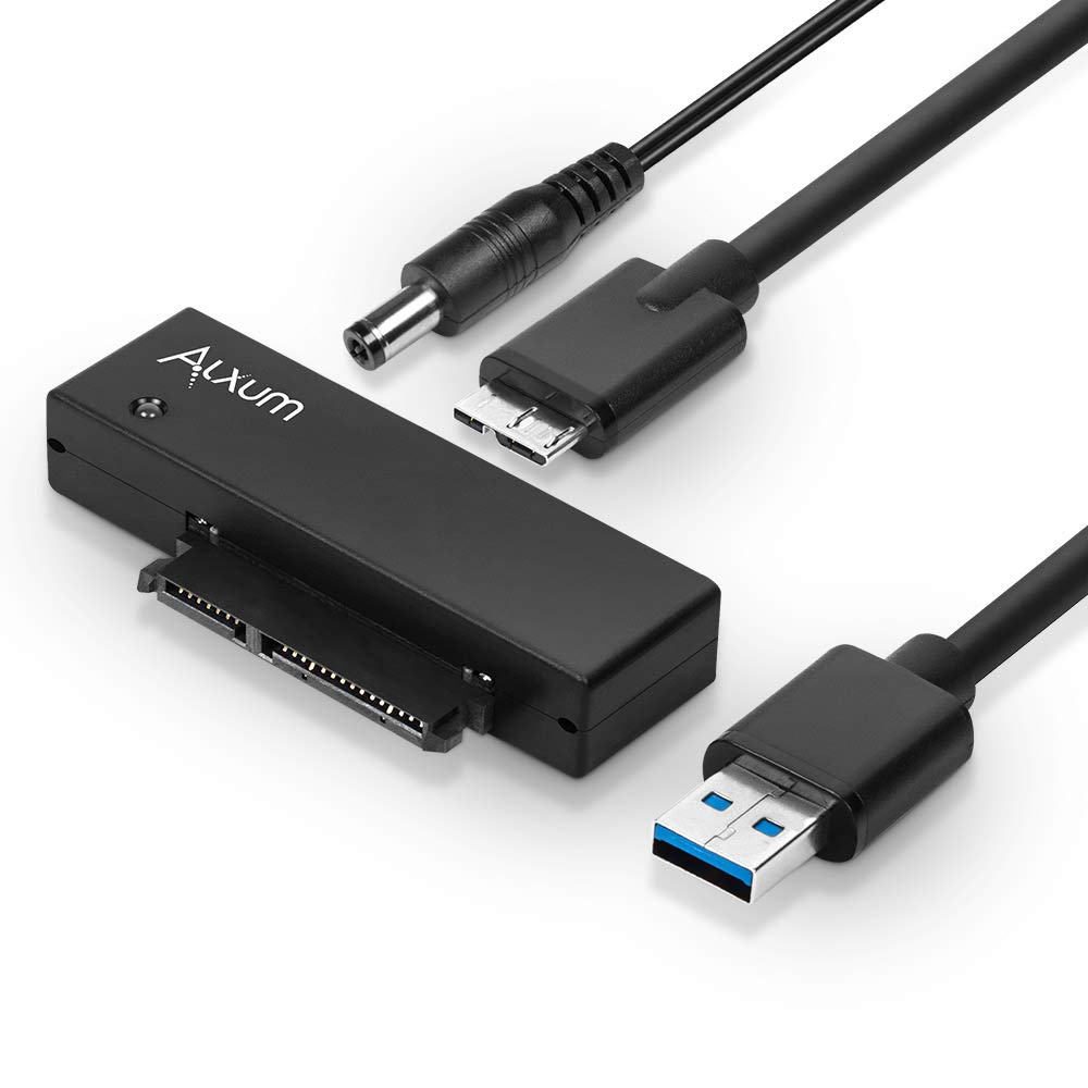 Alxum SATA USB Ѵ USB3.0 SATA Ѵץ 2.5/3.5HDD/SSD SATAI/II/III إɥ饤֤б 12V 2AŸץդ 5Gbps ®ž UASPб 18TB