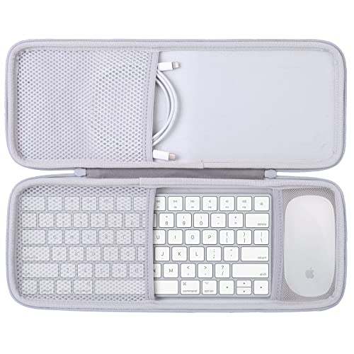 商品情報商品の説明co2CREA 収納ケース 互換品 Apple Magic Keyboard(テンキー付き)+ Magicマウス (キーボードバッグ（小）)主な仕様 1. Apple（アップル） Magic Keyboard+Magicマウス —収納ケース 保護 (ご注意:Apple（アップル） Magic Keyboard+Magicマウス含まれません)br2. 耐久性が高く、何千もの開閉ファスナーに耐えることができるため、Apple Touch ID搭載Magic Keyboard を保護するために長期間使用できます。br3. Apple Magicキーボード の傷や汚れを防ぐために、内部に特別な柔らかいぬいぐるみが入ったハードEVA素材で作られています。br4. Magic Keyboard case 寸法：13x4x36cm 重量：250g材料: EVA.br5. Apple Magic Keyboard - 日本語（JIS） - シルバー を保護するために私たちのケースを選ぶことは間違いなく最良の選択です。保管する場合でも外出する場合でも、そのような保護ボックスを持たない理由はありません。