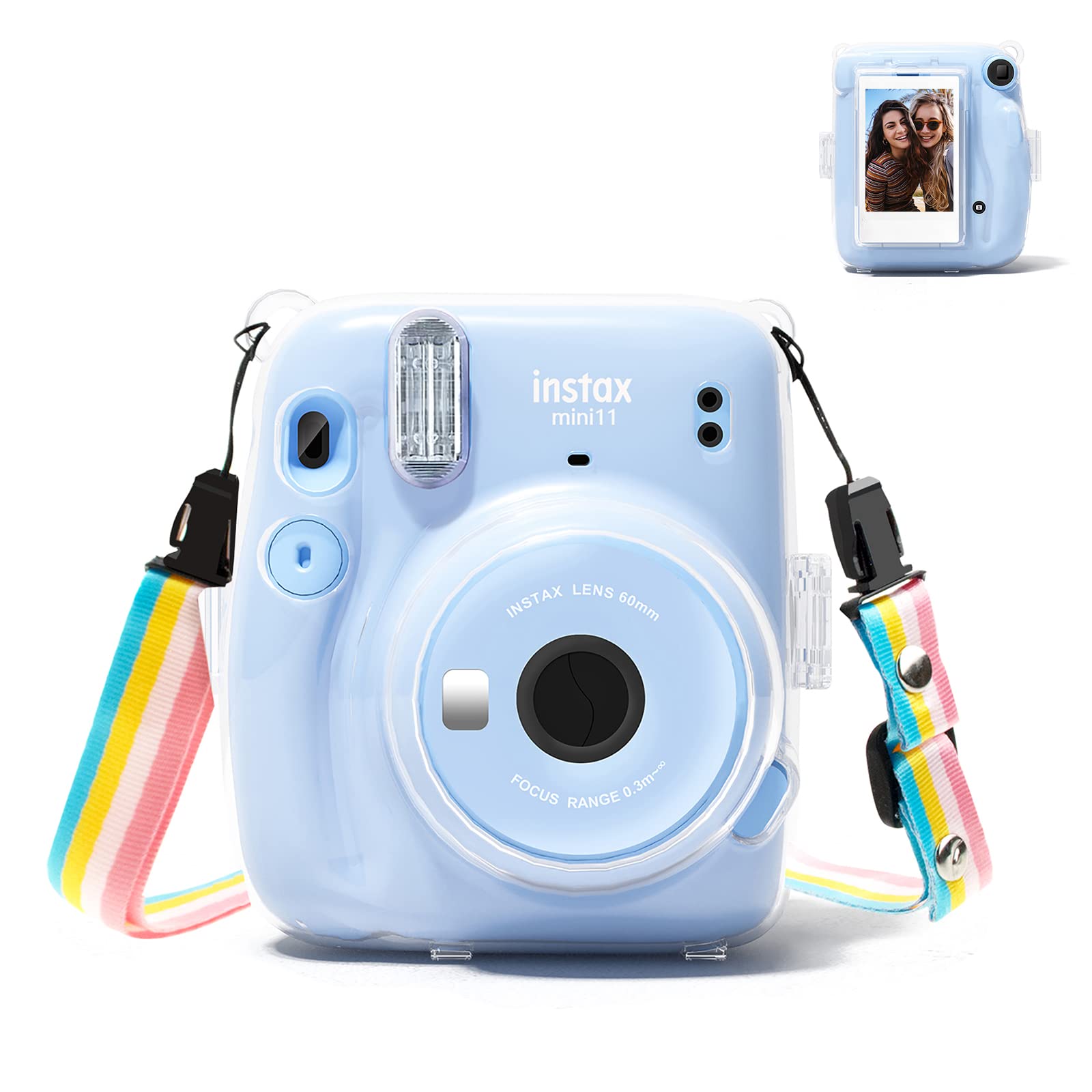 HIYQIN mini11  ٻΥե Instax Mini 11 ݸꥢ ꥹϡɥ륫С ȥåդ