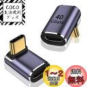 LIANHATA USB4.0 Type C 変換 アダプター 2個セット サイドベント 40Gbps高速データ転送&PD 100W/5A急速充電& 8K@60...