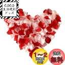 RuiChy 2000枚 薔薇 造花 桜吹雪 バラの花びら プロポーズ 飾り 結婚式 ウエディング 誕生日 お祝い 演出にローズ パーティー クリスマス 撮影 演出小物 パーティー用飾り (2色x1000枚) 赤 ピンク
