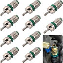 Honiwu 10pcs エアコンバルブコア R134A カーエアコン 交換用 A/C R134Aバルブコアユニバーサル 修理用 高圧耐性 R134A 冷凍バル...