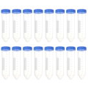 LIOOBO 遠沈管 50ml プラスチック 遠心分離管 遠心チューブ 実験室 実験器具(25本)