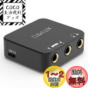 Cubilux HMS-C3 USB C − 6.35mmマイク接続器、タイプC − 6.35mm変換ミキサー、左/右モノラル入力、ステ...