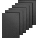 DERENYI ABS板 プラスチック板 黒 6枚入り 長さ400mm×幅300mm×厚さ1.5mm | 塩ビ板 片面つや消し プラ板 模型製作 DIY 補強材...