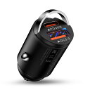 ANNIBER カーチャージャー Type C iphone16 シガーソケット 急速充電/2ポート/12V・24V車対応 PD30W+QC18W USB-C車載充電器 車 usbソケット タイプCシガーusb充電器 USB車 充電器車用 iPhone 16/15/iPhone 15pro/iPhone 15 pro max/iPhone 15 plus/Andriod/iPad対応(2)