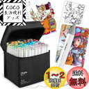 Ohuhu イラストマーカー 筆タイプ 80色81本 プロ愛用 薄色 筆・細字 パステル マーカーペン アルコール系 ブレンダーペン付き Honolulu Bシ...