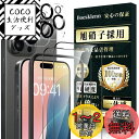 Boesklenn iPhone 16 Pro Max ガラスフィルム (2枚)+iPhone 16 Pro Max カメラ保護 (2枚) 【旭硝子素材製-4枚...
