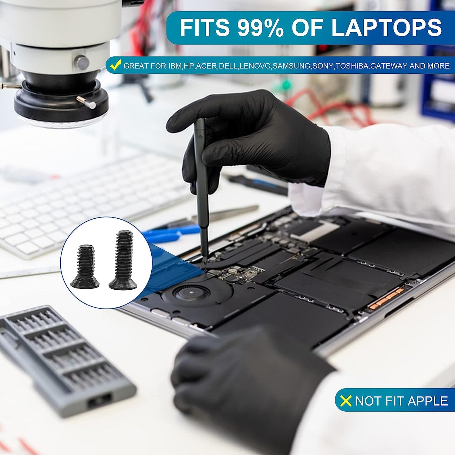 【送料無料】TAORAYO ノートPC用ネジ マシンネジ パソコン用ネジ ネジセット スク...