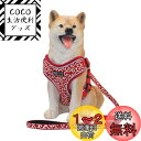 THAIN ハーネス リード 小型犬 胴輪 人気 ハーネス 犬 用 犬リード 犬 ハーネス リードセット 犬 唐草模様 夜間反射 サイズ調節可能(S 唐草模様赤...