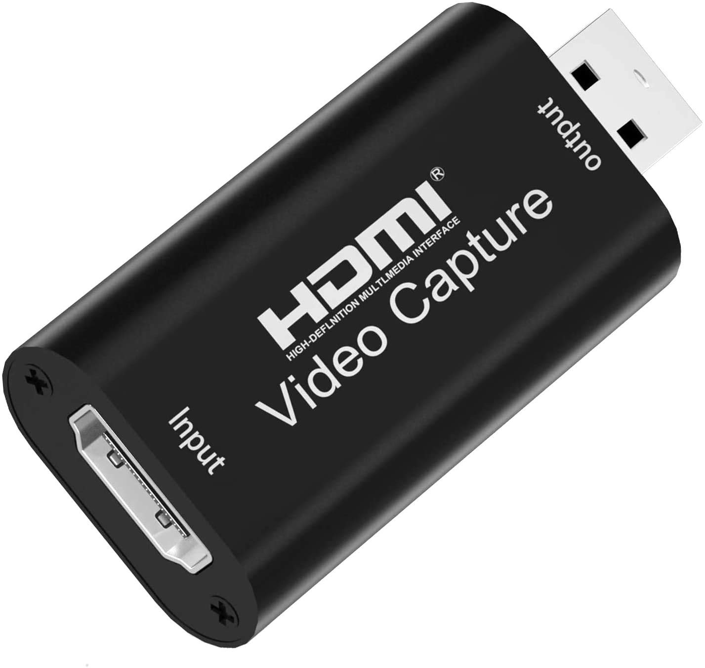 【送料無料】HDMIキャプチャーカード ビデオキャプチャーボード ゲーム 軽量超小型 USB2.0 HDMI Vido Capture 対応 ゲームキャプチャー 録画・ライブ会議用 UVC(USB Video Class)など